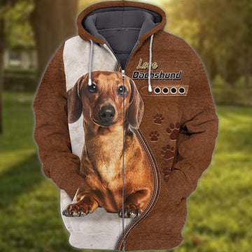 Joycorners Dachshund Lover Custom Name And Dog 3D Full Print Shirts