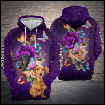Joycorners Dachshund Lover 3D Custom Name And Dog Full Print Shirts