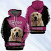 Joycorners Golden Retriever Dog Lover Gift 3D Custom Name And Dog Full Print Shirts
