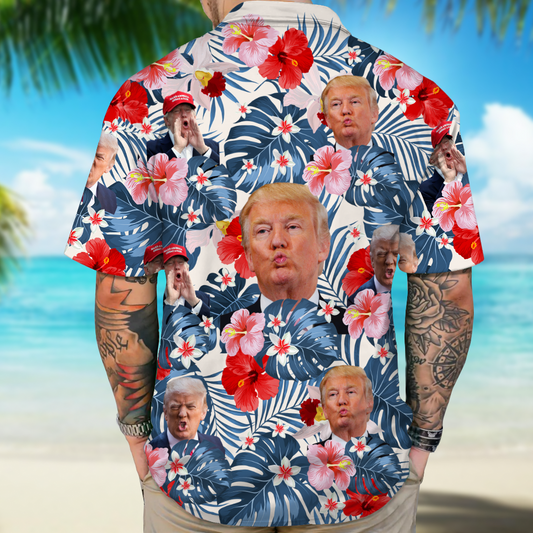 Joycorner Funny Trump 1 Hawaiian Shirt