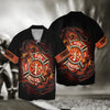 Maxcorners Firefighter Dragon All Over Print For Men & Women 3D Shirt, Proud of Firefighter LM1911