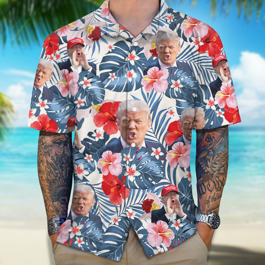 Joycorner Funny Trump 1 Hawaiian Shirt