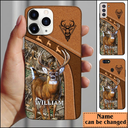 Joycorners White-Tailed Deer Hunting Personalized Name Phone Case LM1012