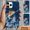 Joycorners Fishing Jumping Fish Lure Action Personalized Name Phone Case (10 Fish Species)