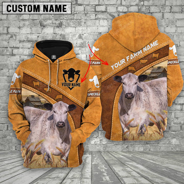 Joycorners Custom Name 3D Speckle Park Cattle Hoodie