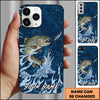 Joycorners Fishing Jumping Fish Lure Action Personalized Name Phone Case (10 Fish Species)