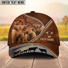 Joycorners Cow Farm Floral Carved Leather Cattle Family Personalized Name Cap (8 Breeds)