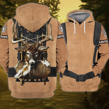 Joycorners I love Hunting Deer All Over Printed 3D Shirts