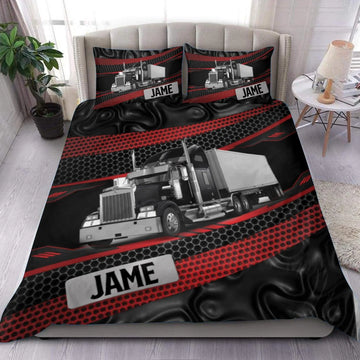Joycorners Trucker Custome Name Bedding Set For Truck Driver