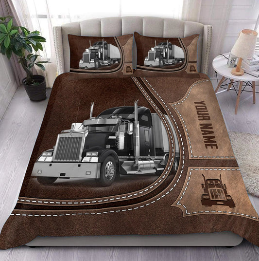 Joycorners Trucker Custome Name Bedding Set For Truck Driver