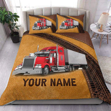 Joycorners Trucker Custome Name Bedding Set For Truck Driver