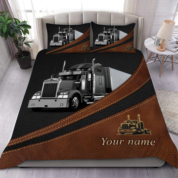 Joycorners Trucker Custome Name Bedding Set For Truck Driver