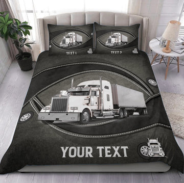 Joycorners Trucker Custome Name Bedding Set For Truck Driver