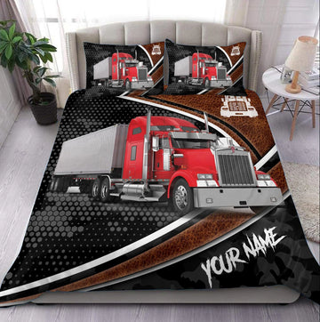 Joycorners Trucker Custome Name Bedding Set For Truck Driver