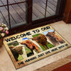 Joycorners Welcome To Our Farm - Highland Doormat