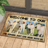Joycorners Welcome To Our Farm - Charolais Doormat