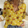 Joycorners Daisy Yellow Pattern Casual Shirt (8 Styles)