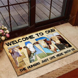 Joycorners Welcome To Our Farm - Hereford Doormat