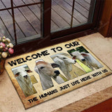 Joycorners Welcome To Our Farm - Brahman Doormat