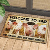 Joycorners Welcome To Our Farm - Pig Doormat