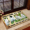 Joycorners Welcome To Our Farm - Rabbit Doormat