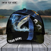 Joycorners Fishing Cross Water Skinfish Water Sport Pattern Personalized Name 3D Cap (11 Breeds)