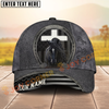 Joycorners Classic Christian Horse & Cross Embossed Western Style Personalized Name Cap (8 Breeds)