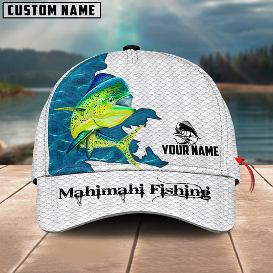Joycorners Mahimahi Fishing Customized Name 3D Classic Cap
