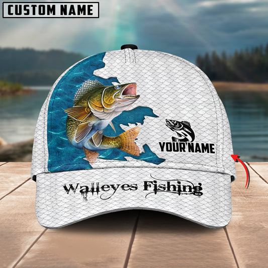 Joycorners Walleyes Fishing Customized Name 3D Classic Cap