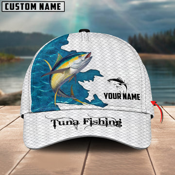 Joycorners Tuna Fishing Customized Name 3D Classic Cap