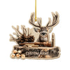 Joycorners Personalized Deer Hunting Ornament – Unique Christmas Gift for Hunters & Outdoorsmen MT1111