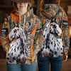 Joycorners Snowfall Horse Love Personalized Name 3D Hoodie (8 Breeds)