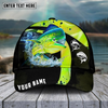 Joycorners Fishing Cross Water Skinfish Water Sport Pattern Personalized Name 3D Cap (11 Breeds)