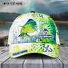 Joycorners Fishing Skinfish Water Sport Pattern Personalized Name 3D Cap (11 Breeds)