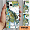 Joycorners Fishing Phone Case Lure Strike Action Sport Style Personalized Name 3D Phone Case (10 Fish Species)
