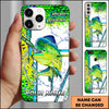 Joycorners Fishing Phone Case Lure Strike Action Sport Style Personalized Name 3D Phone Case (10 Fish Species)
