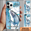 Joycorners Fishing Phone Case Lure Strike Action Sport Style Personalized Name 3D Phone Case (10 Fish Species)