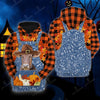 Joycorners Happy Halloween Gelbvieh Orange Plaid All Printed 3D Shirt