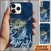 Joycorners Fishing Jumping Fish Lure Action Personalized Name Phone Case (10 Fish Species)