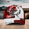 Joycorners Fishing Red Dark Pattern Sport Pattern Personalized Name 3D Cap (11 Breeds)