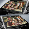 Joycorners Personalized Driving HORSES All Over Printed 3D Sun Shade