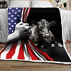JoyCorners Black Angus United States Flag All Printed 3D Blanket