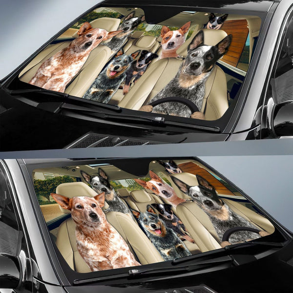 Joycorners AUSTRALIAN CATTLE DOG All Over Printed 3D Sun Shade