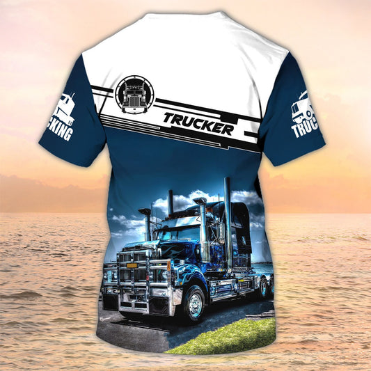 Joy Corners Custom Name Tow Truck Driver Shirts, Big Truck T Shirts, Truck Driver T Shirt 2023