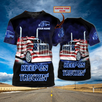 Joy Corners Trucker 173 - Personalized Name 3D T-shirt 2023