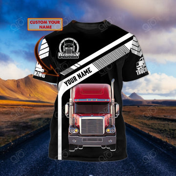 Joy Corners Trucker 105 - Personalized Name 3D T-shirt 2023