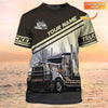 Joy Corners Custom Name Big Truck T Shirts, Truck Driver Custom T shirt 2023