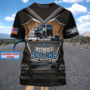 Joy Corners Custom Name Trucker Printing T-shirt 2023