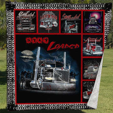 Stay Loaded Trucker Quilt Blanket