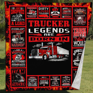 Legend Trucker Quilt Blanket